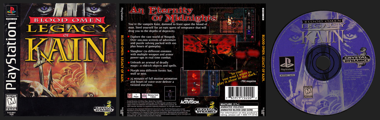 blood omen legacy of kain ps1