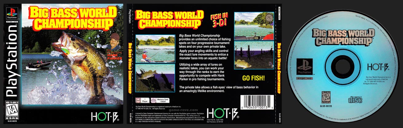 PSX PlayStation Big Bass World Championship 1 Ring Hub 