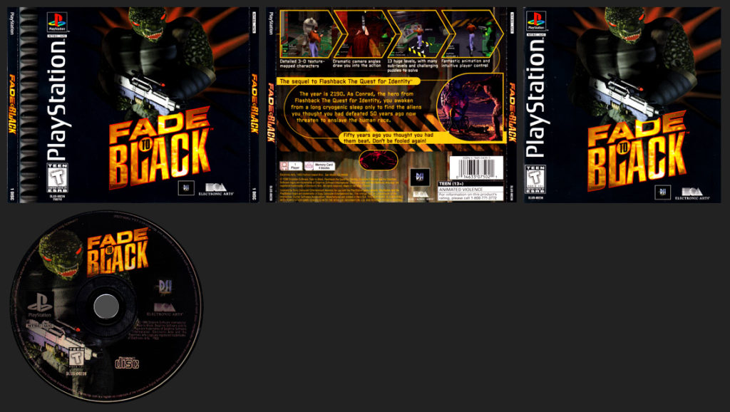 PSX Fade to Black 1-Ring Double Jewel Case Variant