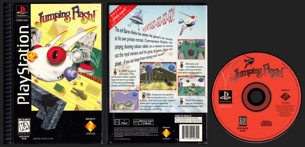 PSX PlayStation Plastic Ridged Long Box