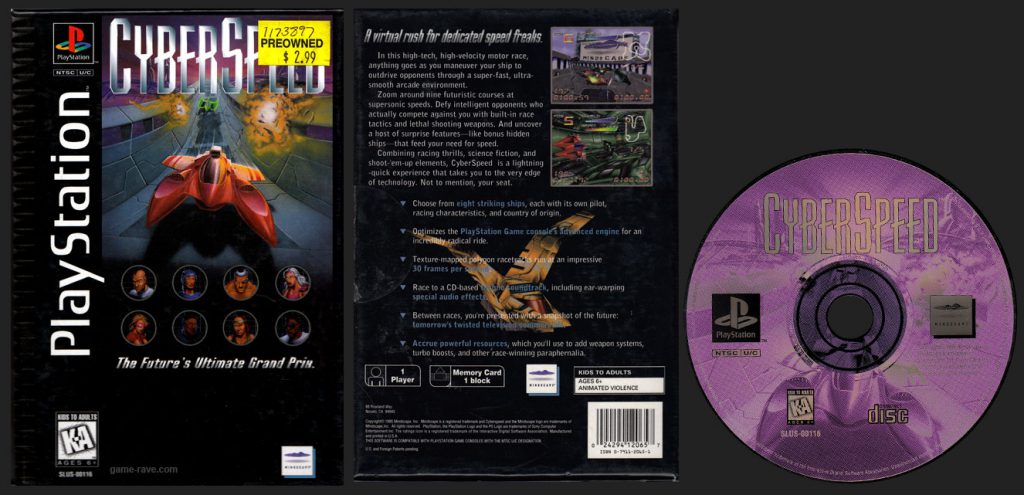 PSX PlayStation Cyberspeed