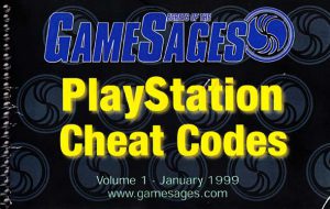 PSX Secrets of the Gamesages PlayStation Cheat Codes