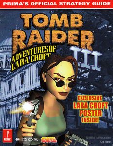 PSX Prima Tomb Raider III With Lara Poster Variant Guide Book