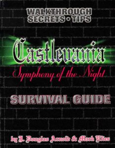 PSX Sandwich Islands Publishing Castlevania Symphony of the Night Guide Book