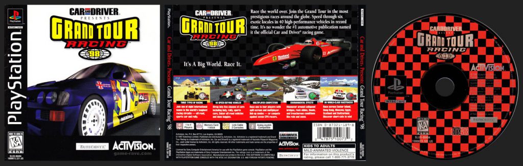 PSX PlayStation Grand Tour Racing Jewel Case Release