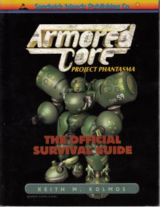 PSX Sandwich Islands Publishing Armored Core Project Phantasm Guide Book