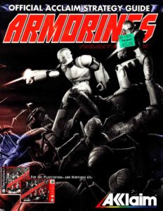PSX PlayStation Acclaim Armorines Project Swarm Strategy Guide Book