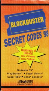 PSX Guide Blockbuster Secret Codes 98 Brady Web