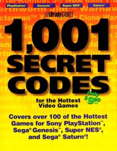 PSX Guide Brady Games 1001Secret Codes for the Hottest Games 999 Price Variant