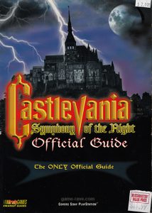 PSX Brady Games Castlevania Official Guide Book