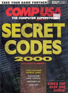 PSX Brady Games CompUSA Secret Codes