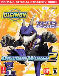 PSX Prima Digimon World 2 Guide Book