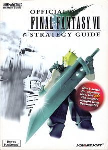PSX Brady Games Final Fantasy VII Red Bubble Guide
