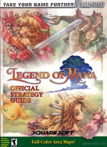 PSX Brady Games Legend of Mana Official Guide Book