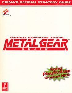 PSX Prima Metal Gear Solid Greatest Hits Burst Guide Book