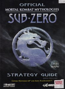 PSX Brady Games Mortal KOmbat Mythologies Sub-Zero Guide Book