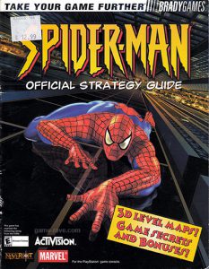 PSX Brady Games Spider-Man Guide Book