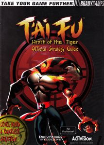 PSX Brady Games Tai Fu Wrath Of The Tiger Guide Book
