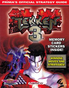 PSX Prima Tekken 3 Memory Card Stickers Variant Guide Book