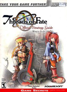 PSX Brady Games Threads of Fate Guide Book