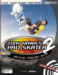 PSX Brady Games Tony Hawks Pro Skater 2 Official Guide Book
