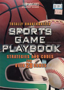 PSX Brady Games Sports Game Playbook