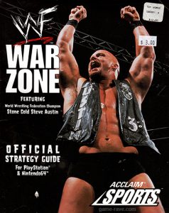 PSX Acclaim WWF War Zone Guide Book