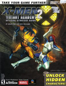 PSX Brady Games X-Men Mutant Academy 2 Guide Book