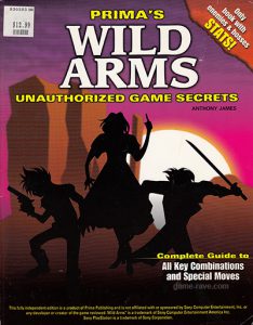 PSX Prima Wild Arms Guide Book