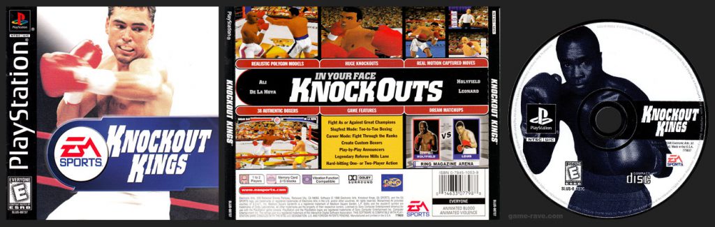 PSX PlayStation Knockout Kings Black Label Retail Release Variant