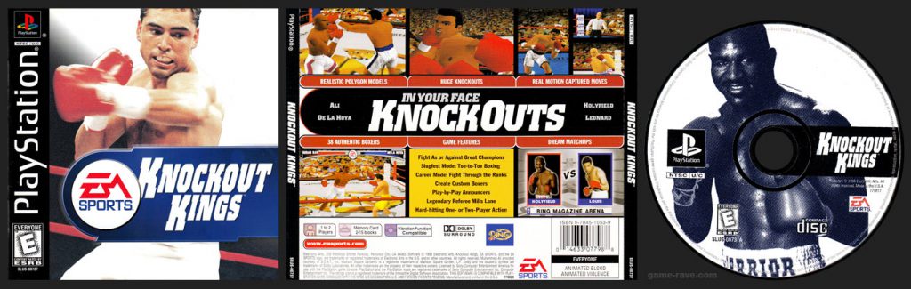 PSX PlayStation Knockout Kings Black Label Retail Release Variant