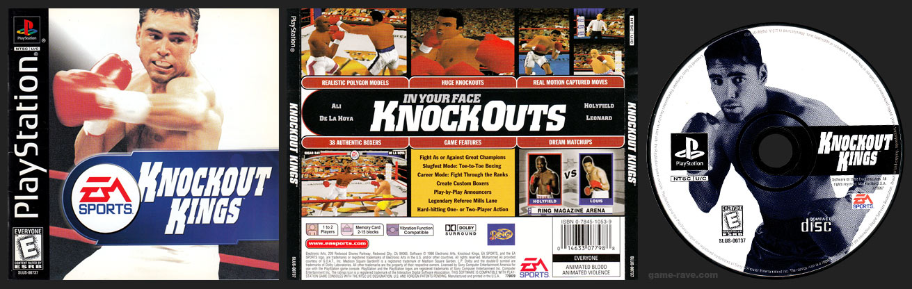 PSX PlayStation Knockout Kings Black Label Retail Release Variant
