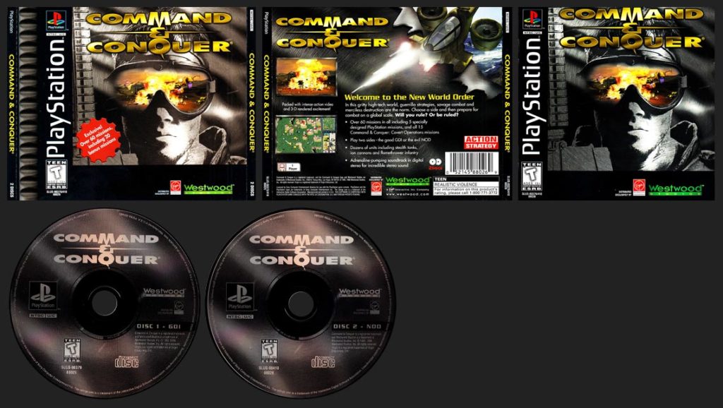 PSX PlayStation Command and Conquer 1-Ring Hub Variant