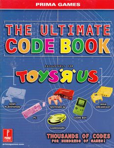 PSX Prima Ultimate Code Book Toys R Us