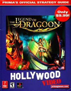 PSX Prima Legend of Dragoon Hollywood Video Guide Book