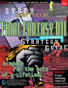 PSX Sybex Unauthorized Final Fantasy VII Strategy Guide Book