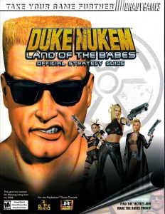 PSX Brady Games Duke Nukem Land of the Babes Guide Book