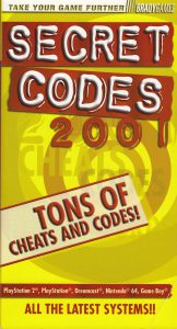 PSX Brady Games Secret Codes 2001