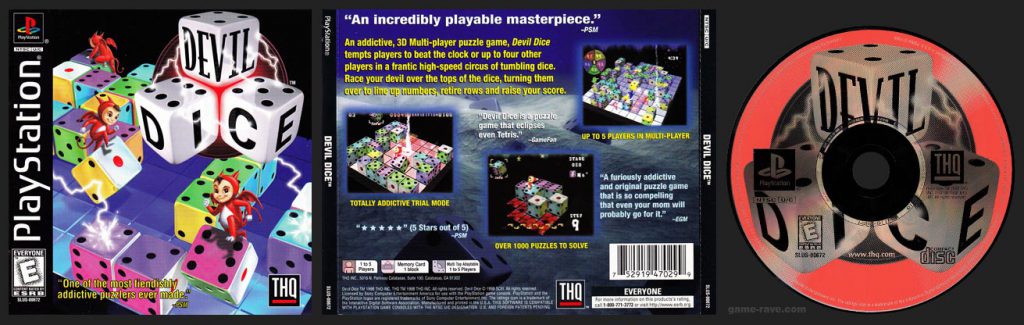 PSX PlayStation Devil Dice