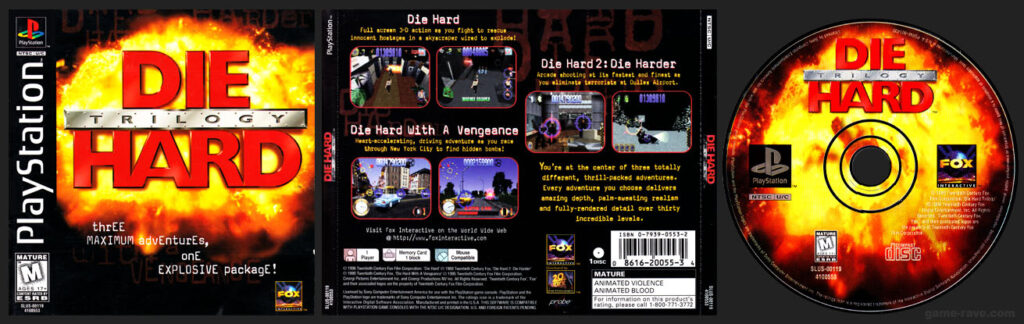 PSX Die Hard Trilogy Black Label v1-1 Code Variant