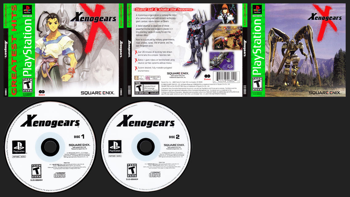 Xenogears Ps1 Playstation One Traduzido Em Portugues
