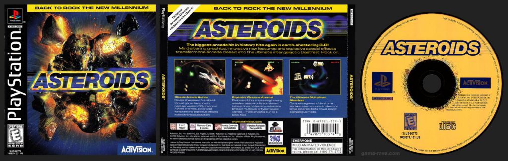 PlaySTation PSX Asteroids