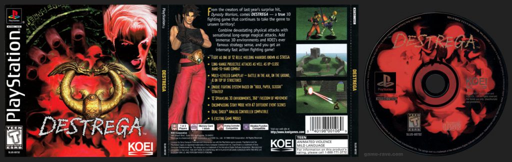 PSX PlayStation Destrega Black Label Retail Release