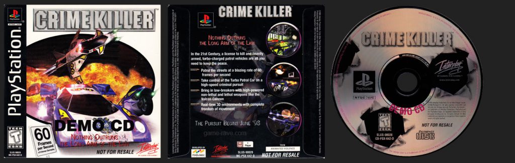 PSX PlayStation Crime Killer Demo