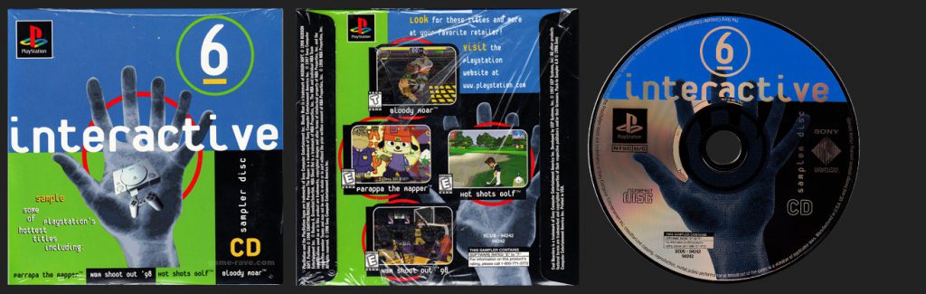 PSX PlayStation Interactive Sampler Disc CD Volume 6 Demo