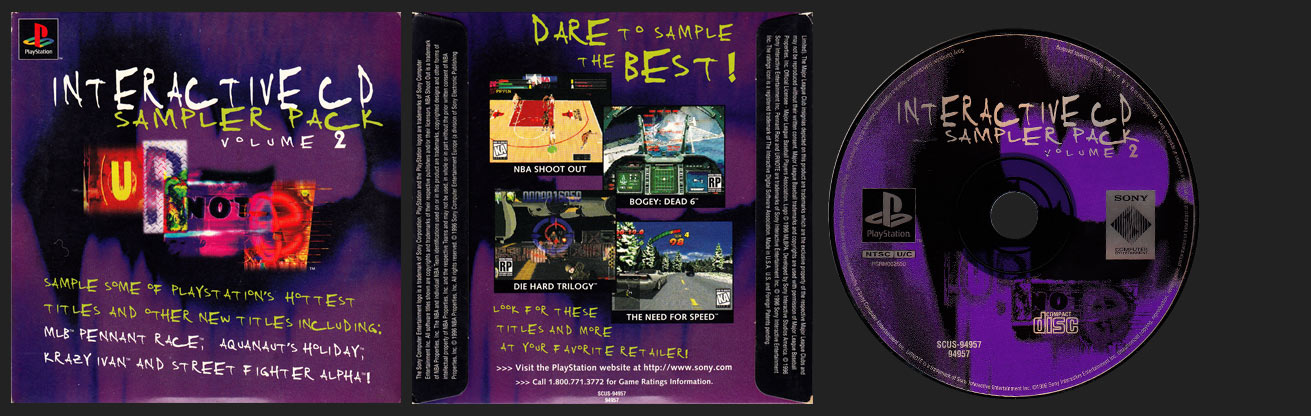 PSX Demo Interactive CD Sampler Pack Volume 2