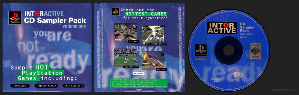 PSX PlayStation Interactive CD Sampler Pack Volume One - Teen Version