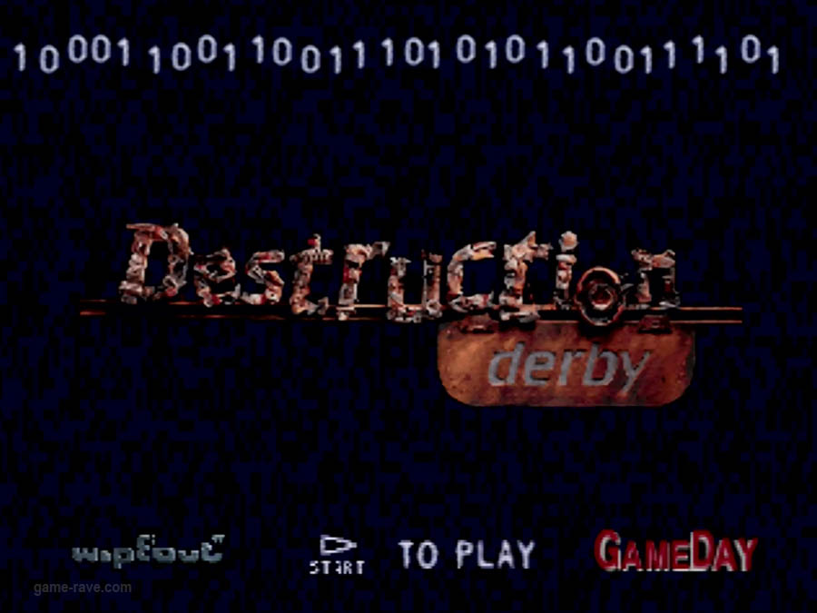 PSX Interactive CD Sampler Demo Volume One Destruction derby Screenshot (1)
