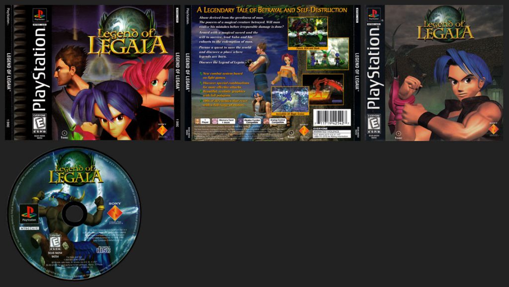 PSX PlayStation Legend of Legaia