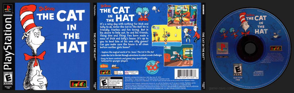 PSX PlayStation The Cat in the Hat